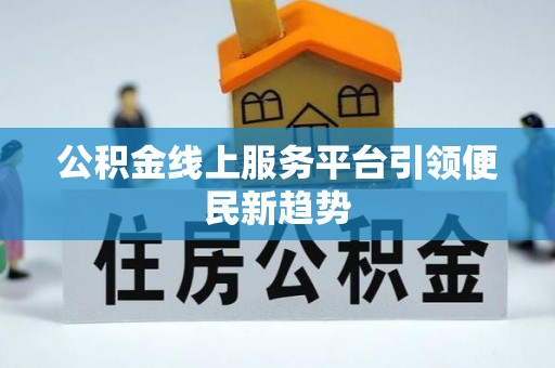 武城公积金线上服务平台引领便民新趋势