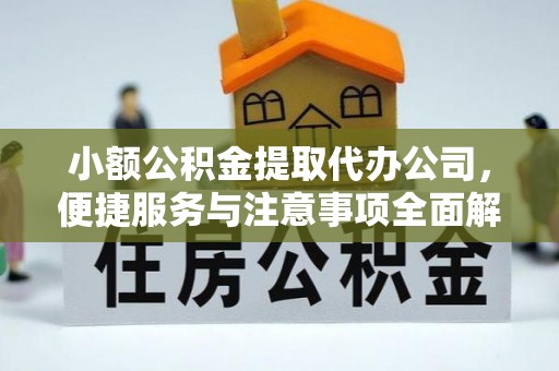 武城小额公积金提取代办公司，便捷服务与注意事项全面解析