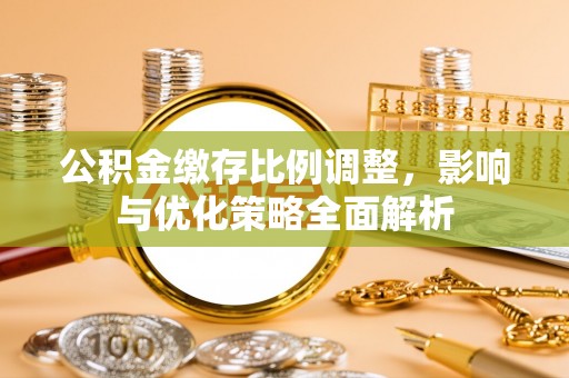 武城公积金缴存比例调整，影响与优化策略全面解析