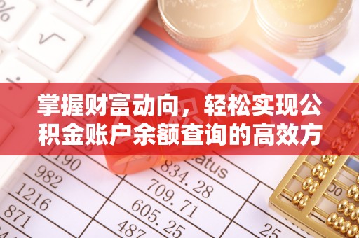 武城掌握财富动向，轻松实现公积金账户余额查询的高效方式