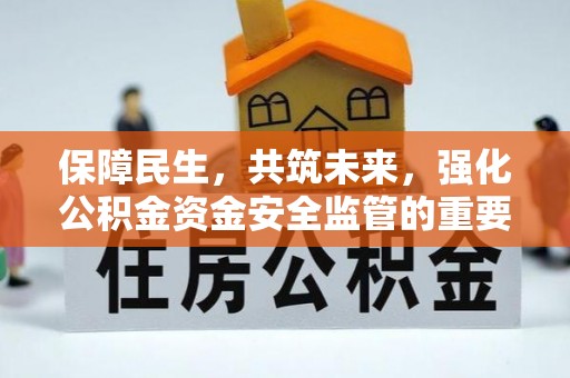 武城保障民生，共筑未来，强化公积金资金安全监管的重要性