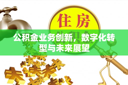 武城公积金业务创新，数字化转型与未来展望