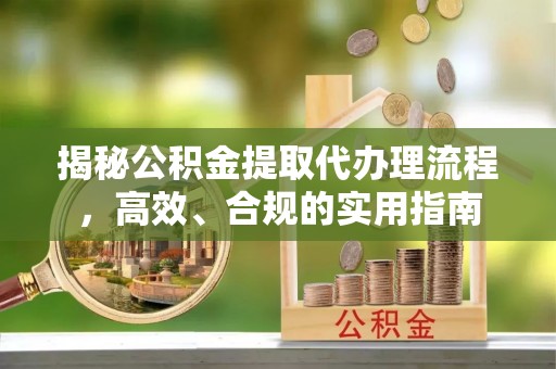 武城揭秘公积金提取代办理流程，高效、合规的实用指南