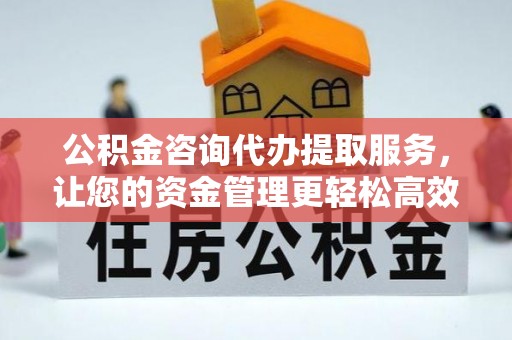 武城公积金咨询代办提取服务，让您的资金管理更轻松高效