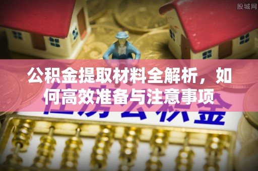 武城公积金提取材料全解析，如何高效准备与注意事项