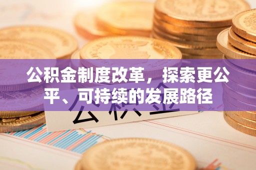 武城公积金制度改革，探索更公平、可持续的发展路径