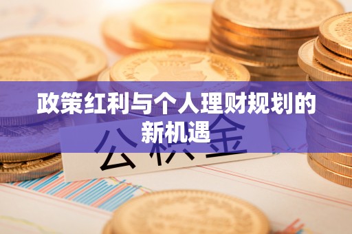 武城政策红利与个人理财规划的新机遇