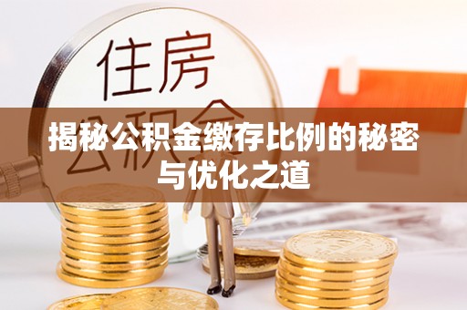 武城揭秘公积金缴存比例的秘密与优化之道