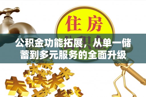 武城公积金功能拓展，从单一储蓄到多元服务的全面升级