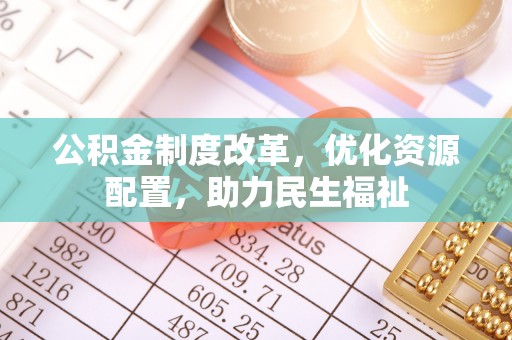 武城公积金制度改革，优化资源配置，助力民生福祉