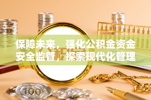武城保障未来，强化公积金资金安全监管，探索现代化管理新路径