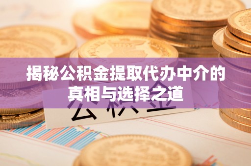 武城揭秘公积金提取代办中介的真相与选择之道