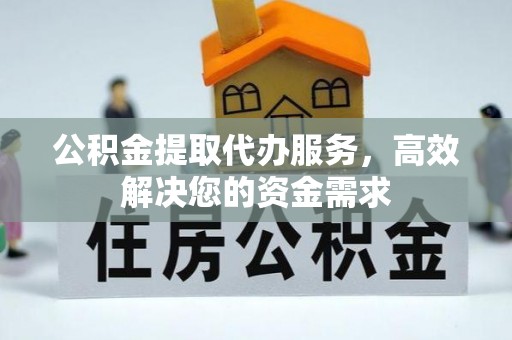 武城公积金提取代办服务，高效解决您的资金需求