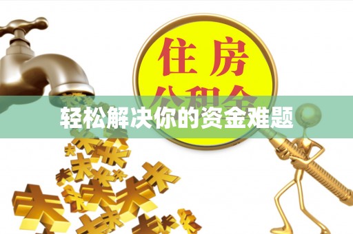 武城轻松解决你的资金难题