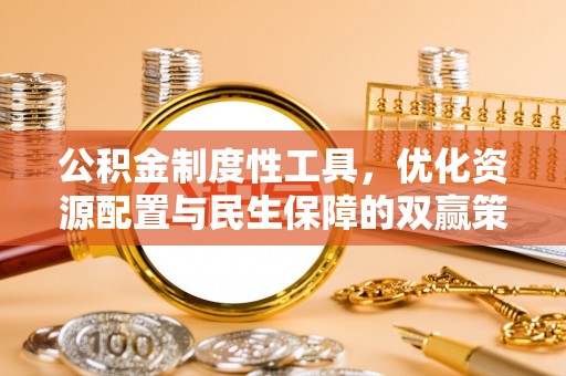 武城公积金制度性工具，优化资源配置与民生保障的双赢策略